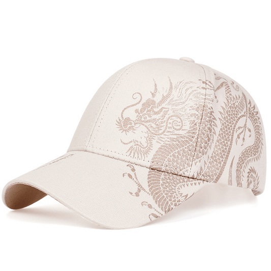 Chinese Dragon Pattern Sun Protection Hat Hip Hop Cap