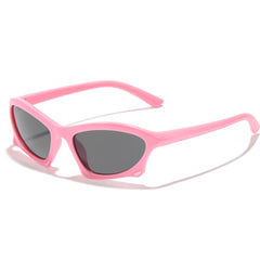 Y2K Futuristic Kids Sunglasses UV400 Fashionable Sunshade