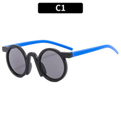 Round Frame Sun Protection Sunglasses for Kids