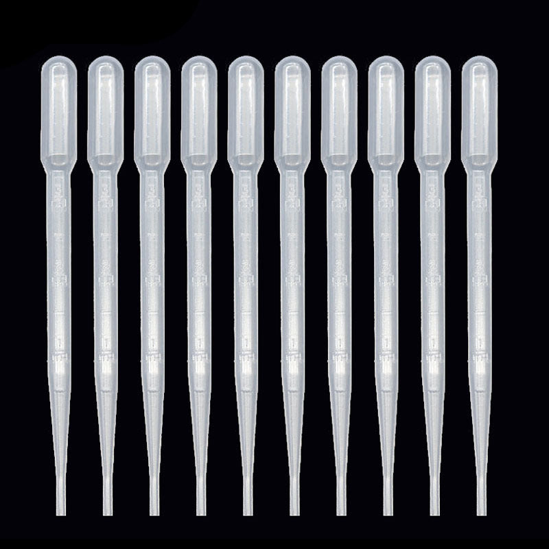 100Pcs 3ml Plastic Transfer Pipettes Disposable Eye Dropper