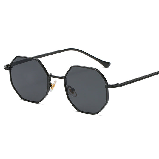 Polygonal Sunglasses Retro Metal Glasses UV400