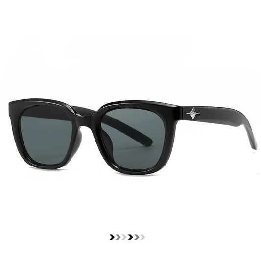 Square Sunglasses Star Decor Anti Glare UV400