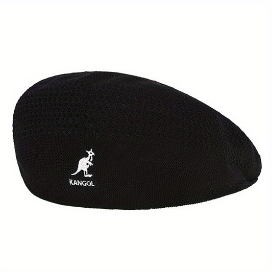 Animal Embroidery Beret Unisex Solid Newsboy Hat Warm Painter Cap