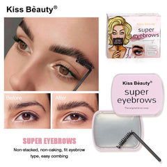 Transparent Eyebrow Wax Eyebrow Shaping Soap Cream Pomade