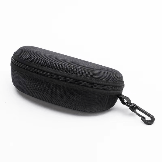 Solid Glasses Case Zipper Sunglasses Storage Bag Box