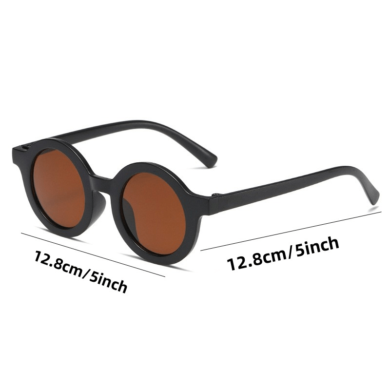 Kids Round Frame Sunglasses UV Protection for Outdoor Party
