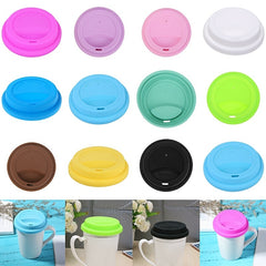 Silicone Spill Proof Drinking Lids for Coffee Cups Reusable Coffee Mug Covers