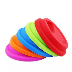 Silicone Spill Proof Drinking Lids for Coffee Cups Reusable Coffee Mug Covers