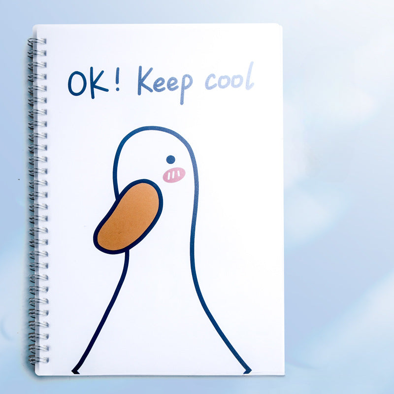 Cartoon Workbook Thickened Notebook Spiral Notebooks