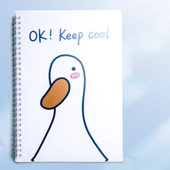 Cartoon Workbook Thickened Notebook Spiral Notebooks