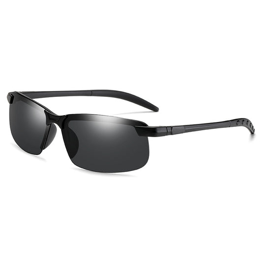 Night Vision Glasses Semi Rimless Sunglasses for Night Driving