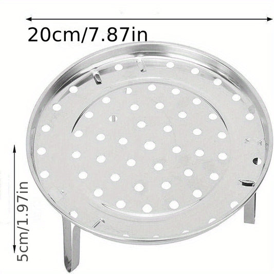 Stainless Steel Steamer Rack for Steaming, Canning, and Cooking