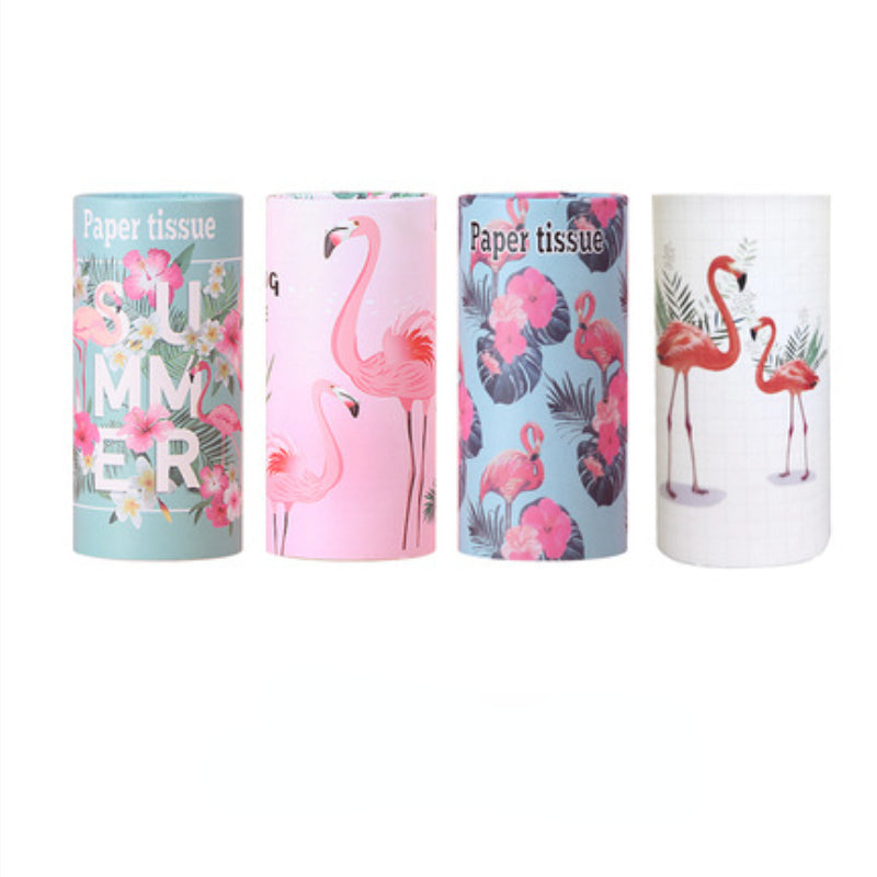 Car Mounted Tissue Dispensers with Special Cylindrical Box Packaging