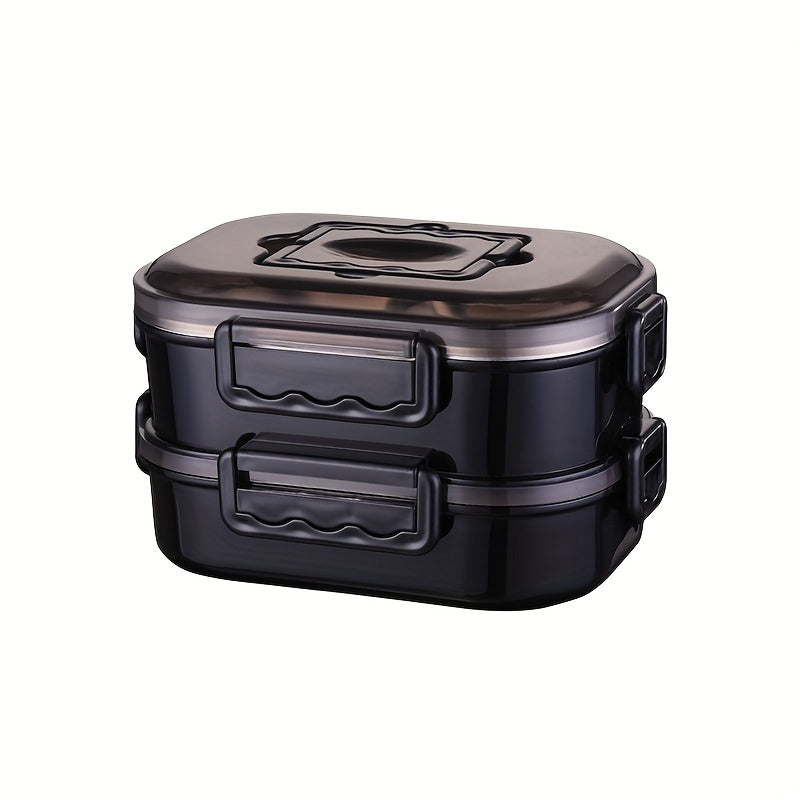Stainless Steel Insulated Bento Food Container Leakproof Stackable Lunch Box