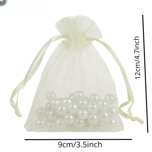 10pcs Organza Pouches Drawstring Gift Bags Jewelry Candy