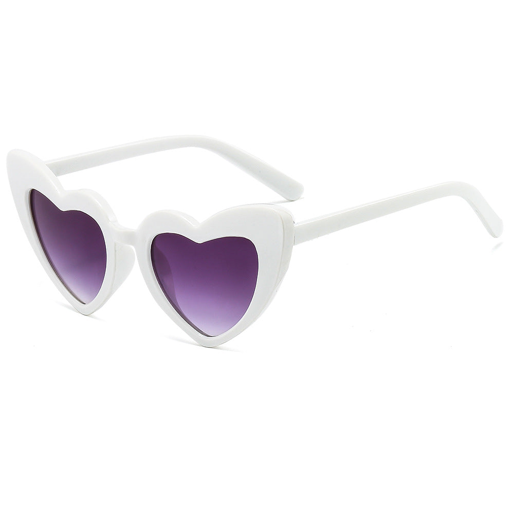 Girl's Love Shape AC Lens Sunglasses UV Protection