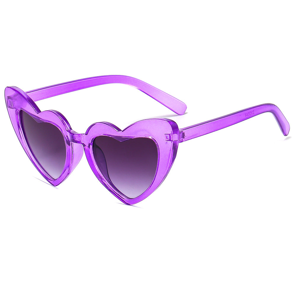 Girl's Love Shape AC Lens Sunglasses UV Protection