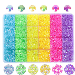 3 3 4 5MM Flatback Rhinestones Jelly Rhinestones Non hotfix Resin Rhinestones