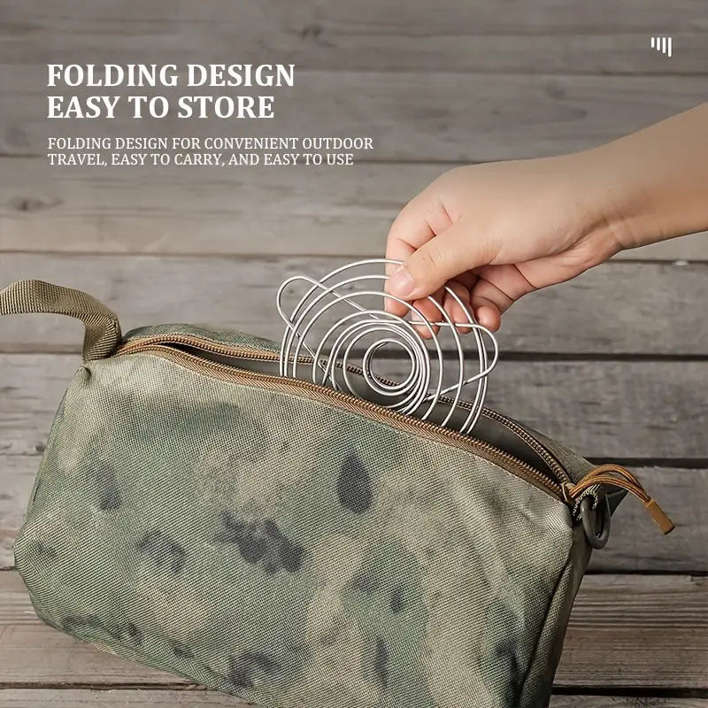 Portable Stainless Steel Coffee Drip Rack for Camping