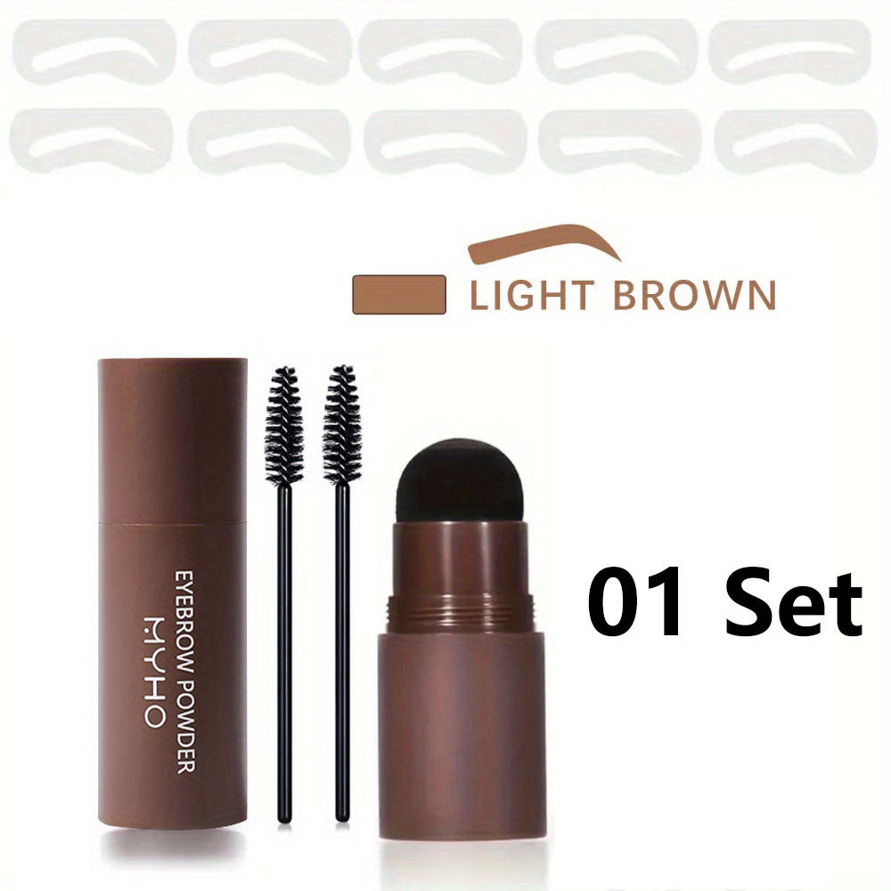 Easy Professional Brow Stamp Waterproof Eyebrow Stamp 2 in 1