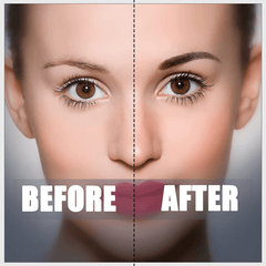 Easy Professional Brow Stamp Waterproof Eyebrow Stamp 2 in 1