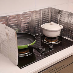 Aluminum Anti-fouling Baffle Gas Stove Splash Guard Outdoor Cooking