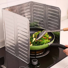 Aluminum Anti-fouling Baffle Gas Stove Splash Guard Outdoor Cooking