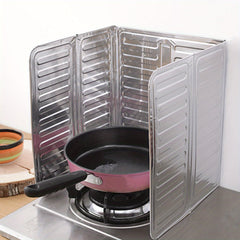 Aluminum Anti-fouling Baffle Gas Stove Splash Guard Outdoor Cooking