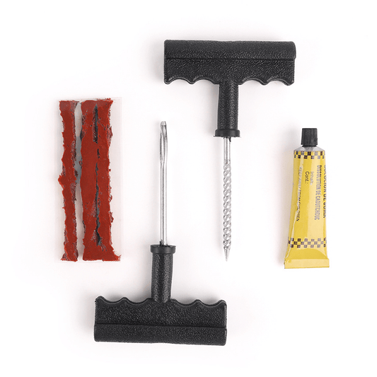 Car Tire Repair Tool Set With Glue Rubber Stripes Tools