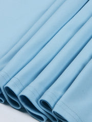 Cat Print Nightdress Long Sleeve Round Neck Loose Fit Sleep Dress