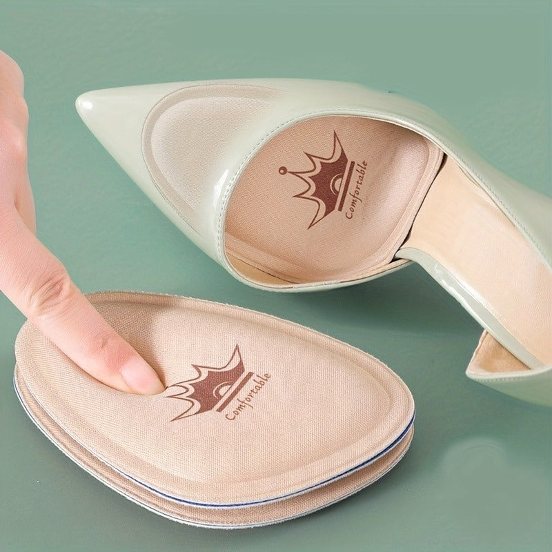 4pcs Women High Heels Forefoot Pads Non-slip Insoles Foot Care Shoe Pads
