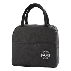 Insulated Lunch Bag with Rose Golden Monogram and Ice Pack Pocket