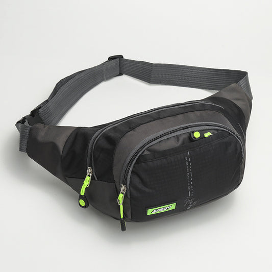Men's Multifunction Phone Pouch Waist & Chest Bag Outdoor Sports Running Fitness