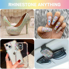 6000Pcs Iridescent Ab Stones Flat Back Rhinestones