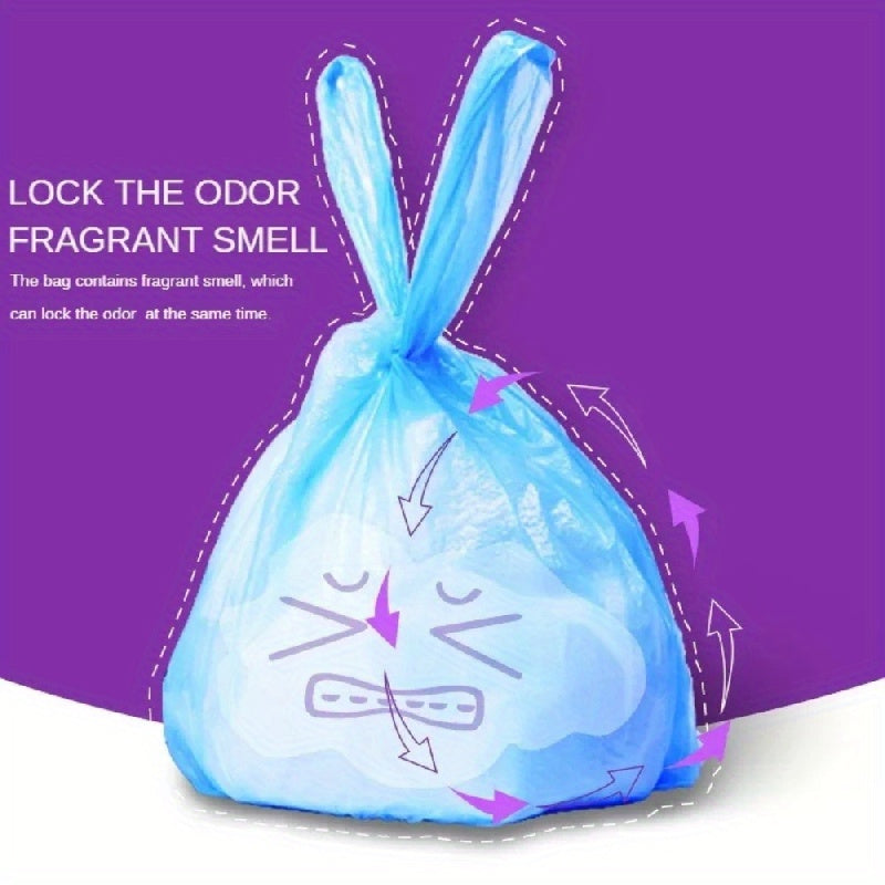 90pcs Scented Diaper Garbage Bags Nappy Collection Bags Thickened Vest Portable