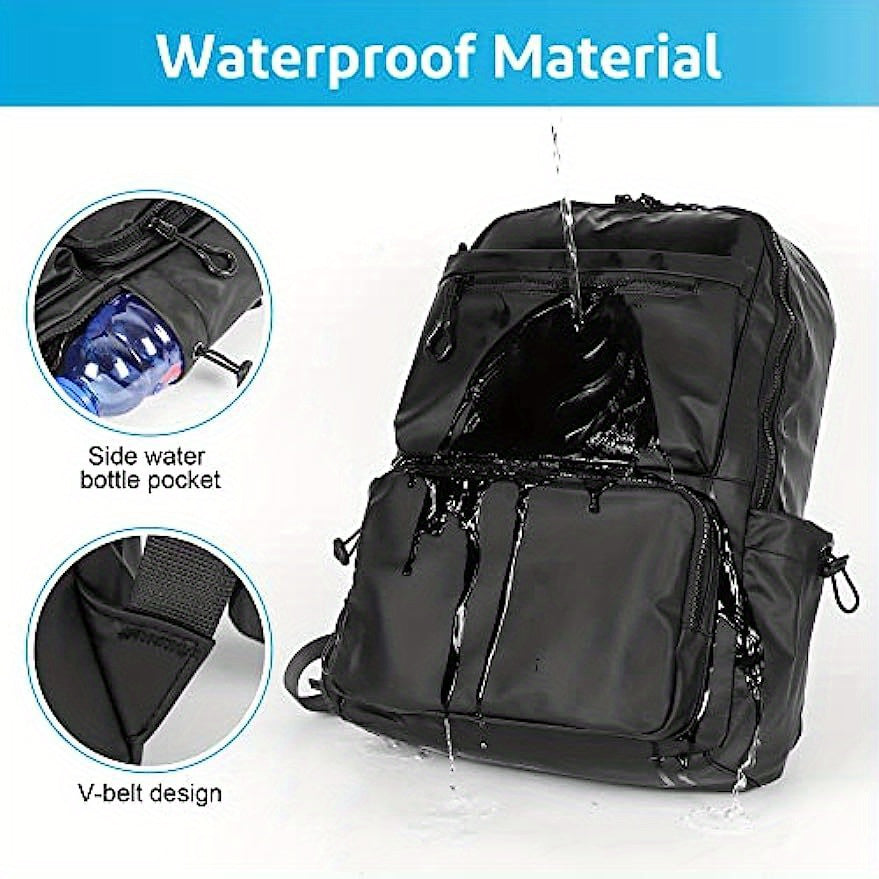 Large Capacity Men's Waterproof Travel Backpack for School