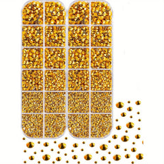 6000Pcs Iridescent Ab Stones Flat Back Rhinestones