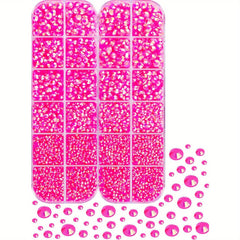 6000Pcs Iridescent Ab Stones Flat Back Rhinestones