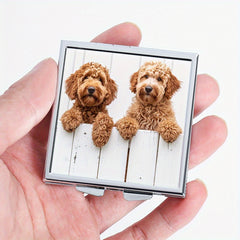Mini Dog Pattern Pill Box