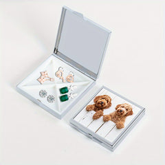 Mini Dog Pattern Pill Box