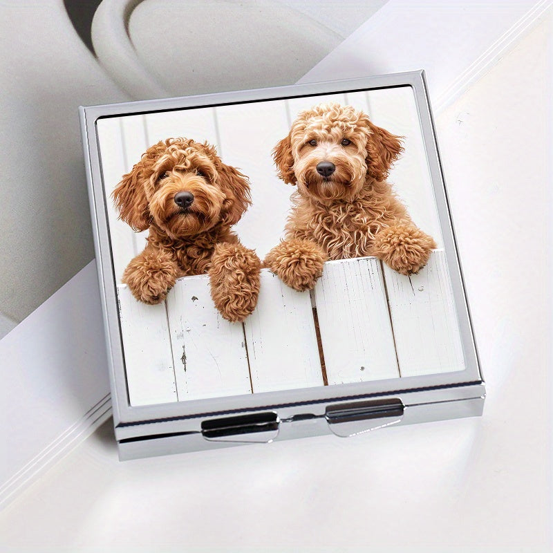 Mini Dog Pattern Pill Box