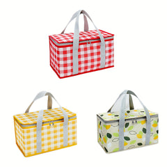 Spacious Insulated Picnic Bag Leak Proof Travel Tote