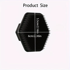 Men's Silicone Face Scrubber Exfoliator Pad & Massager for Deep Cleansing