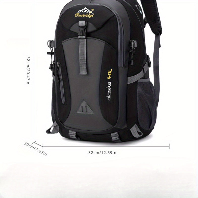 Waterproof Large Capacity Backpack with Laptop Compartment for Hiking
