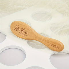 Personalized Kids' Hair Brush With Name & Birth Date