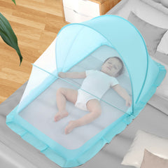 Foldable Kids Mosquito Net Light Full Coverage Polyester Bed Canopy
