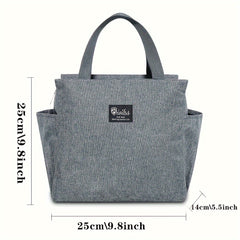 Stylish Insulated Lunch Bag - Perfect for Work or School