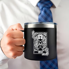 Virgo Zodiac Insulated Mug 14oz Double Walled Stainless Steel Travel Cup