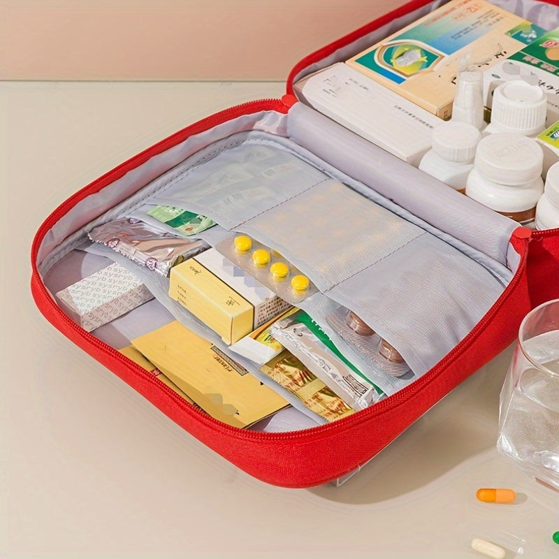 Portable Medicine Organizer Bag for Home and Travel Use