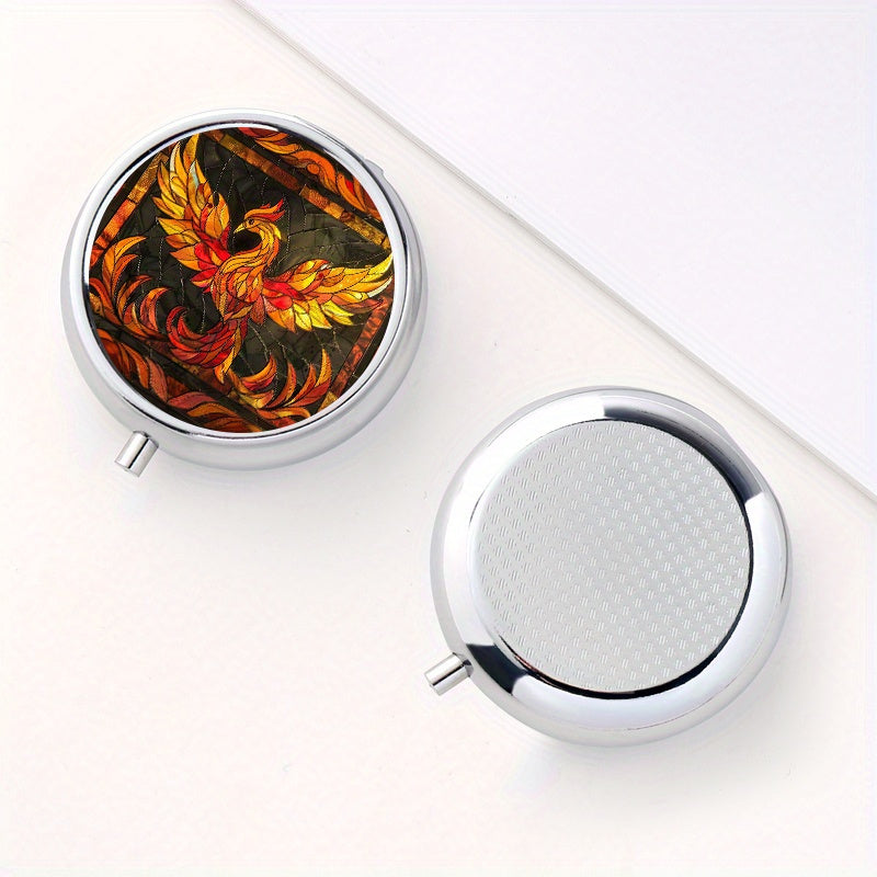 Phoenix Pill Organizer Compact & Portable Medicine Box for Travel